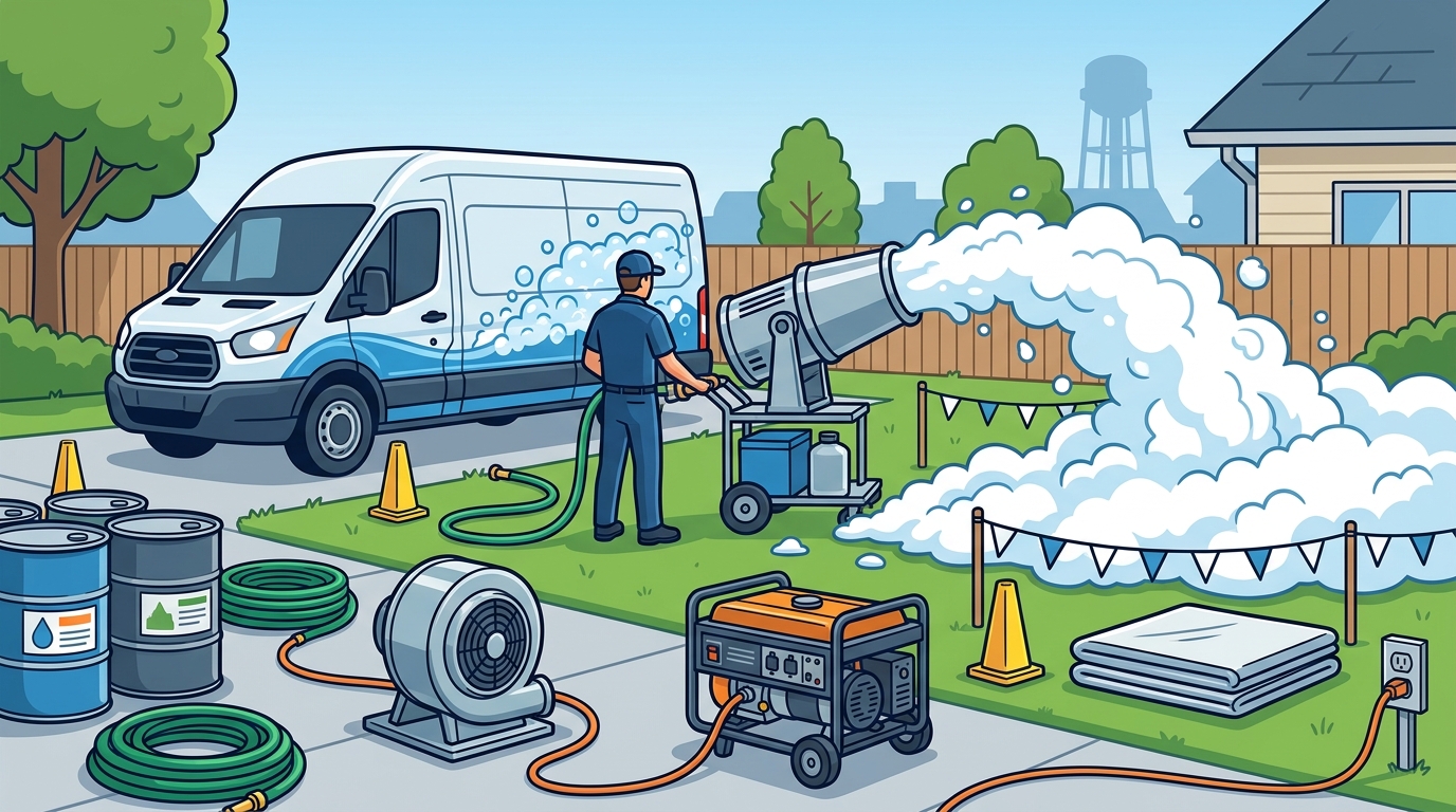 Foam Party Rental with Delivery and Setup in Milwaukee WI