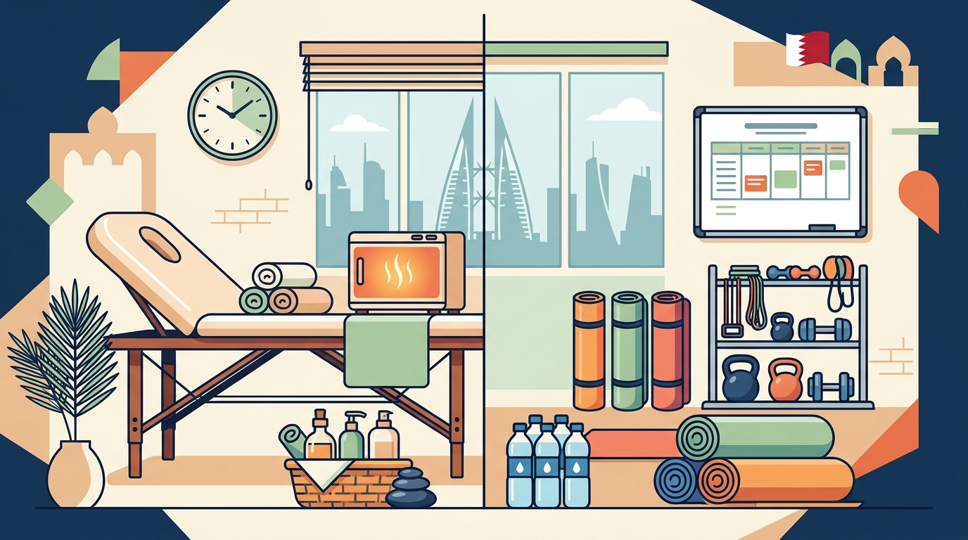 Which Wellness Studio in Bahrain Offers Both Massage and Group?