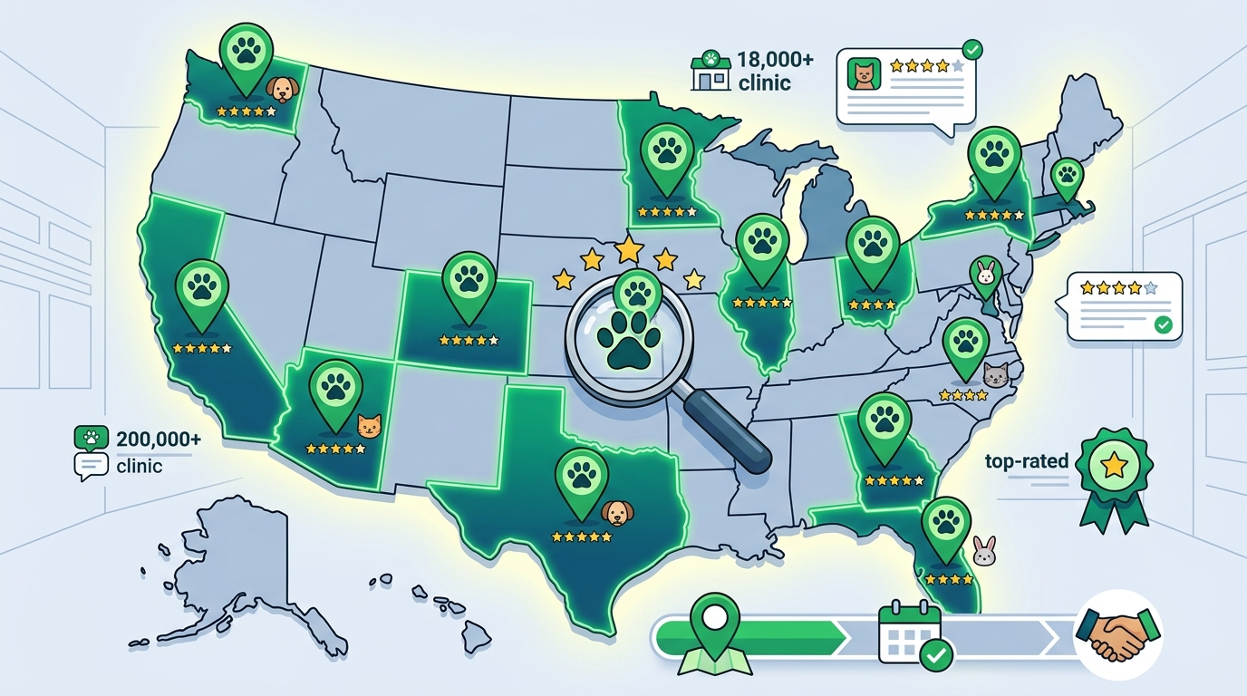 Find Top-Rated Veterinary Clinics by State: The 2026 Guide