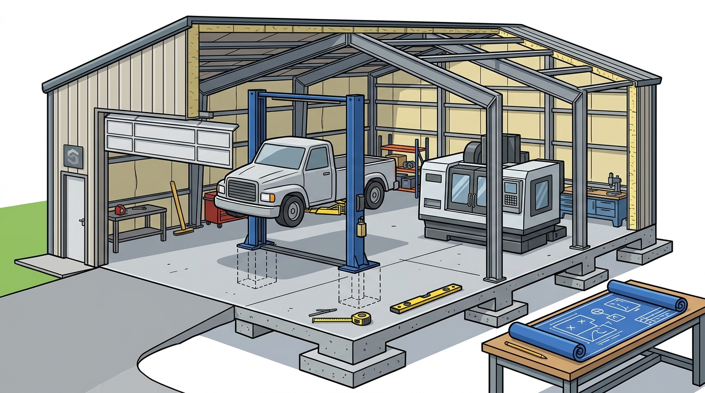 Equipment-First Metal Building Design: A Guide for Shop Owners