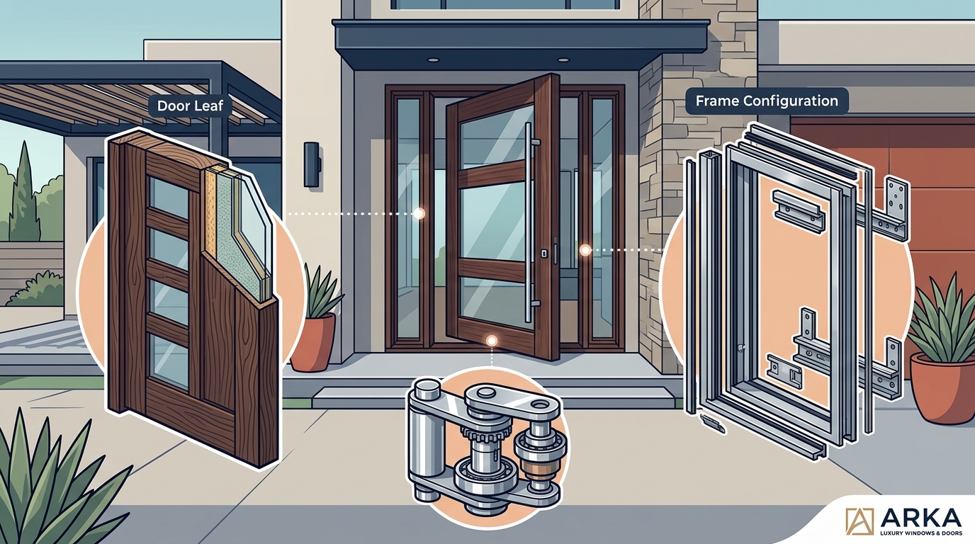 How Much Do Custom Pivot Doors Cost in California?