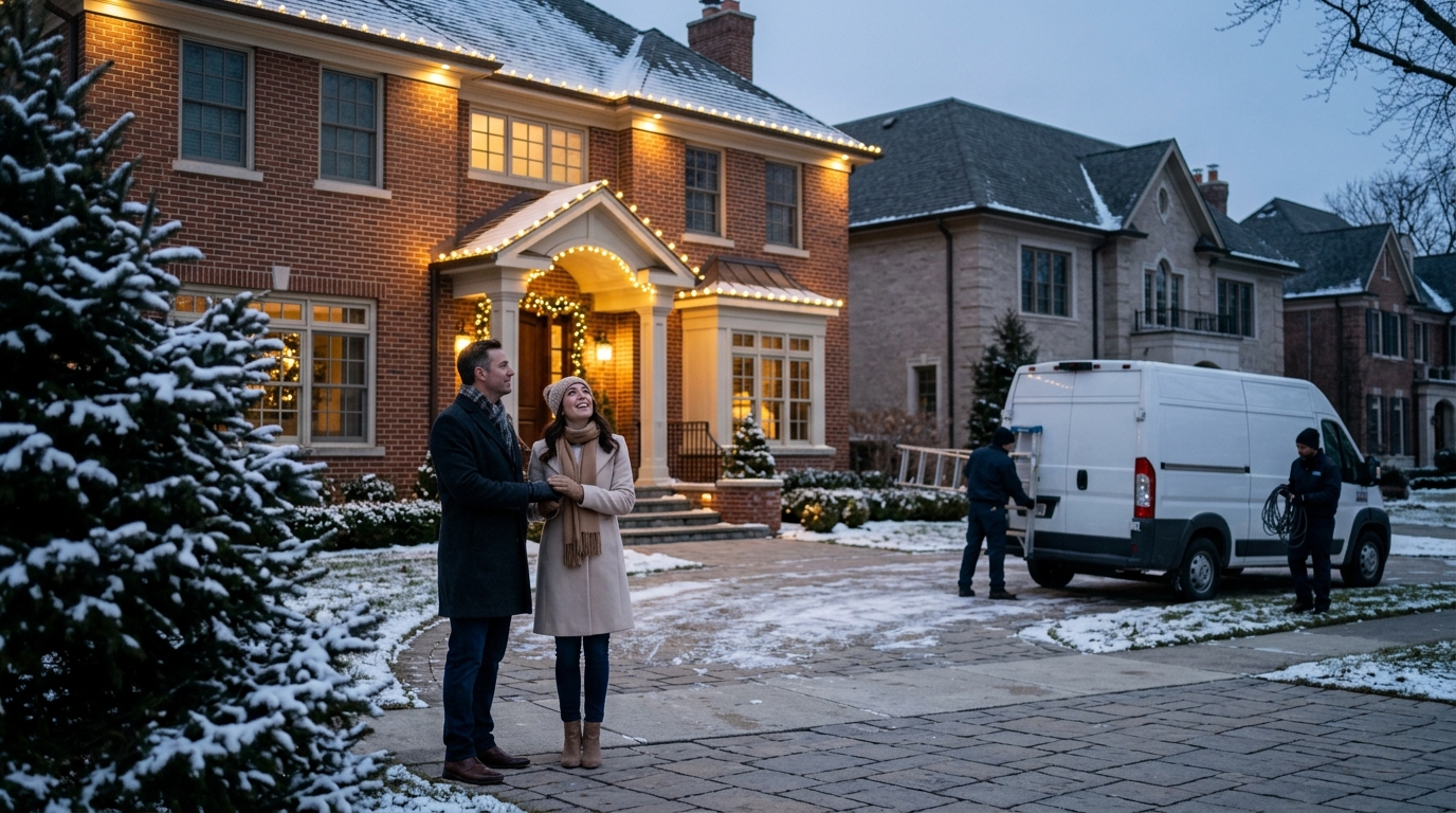 Who Installs Christmas Lights in Highland Park? 2026 Guide
