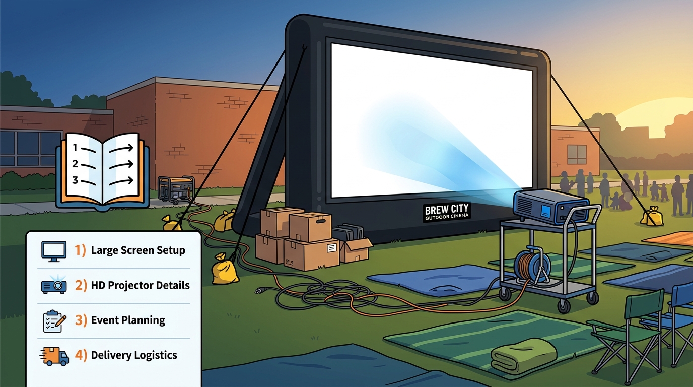 Where to Rent a Projector and Screen for School Movie Nights
