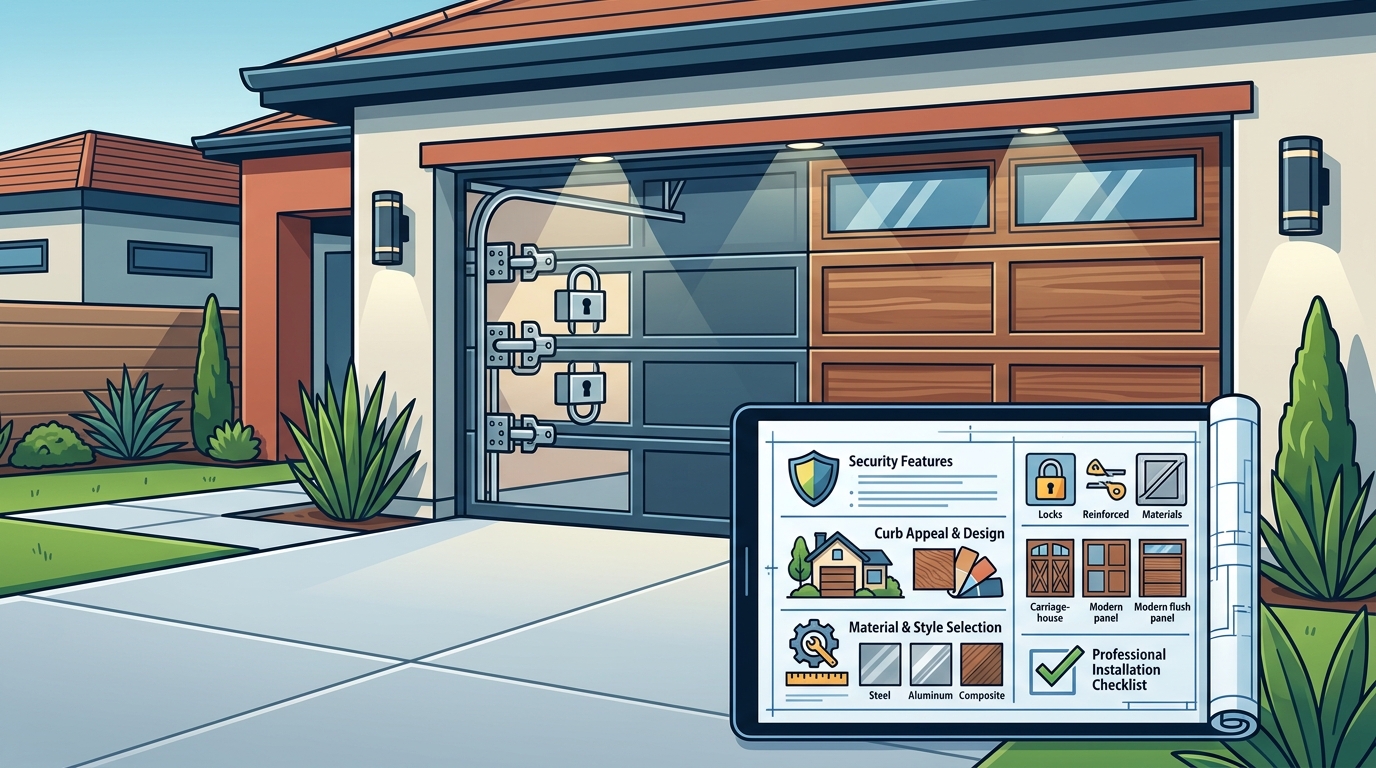 Phoenix Garage Door Installation Guide for Security and Curb