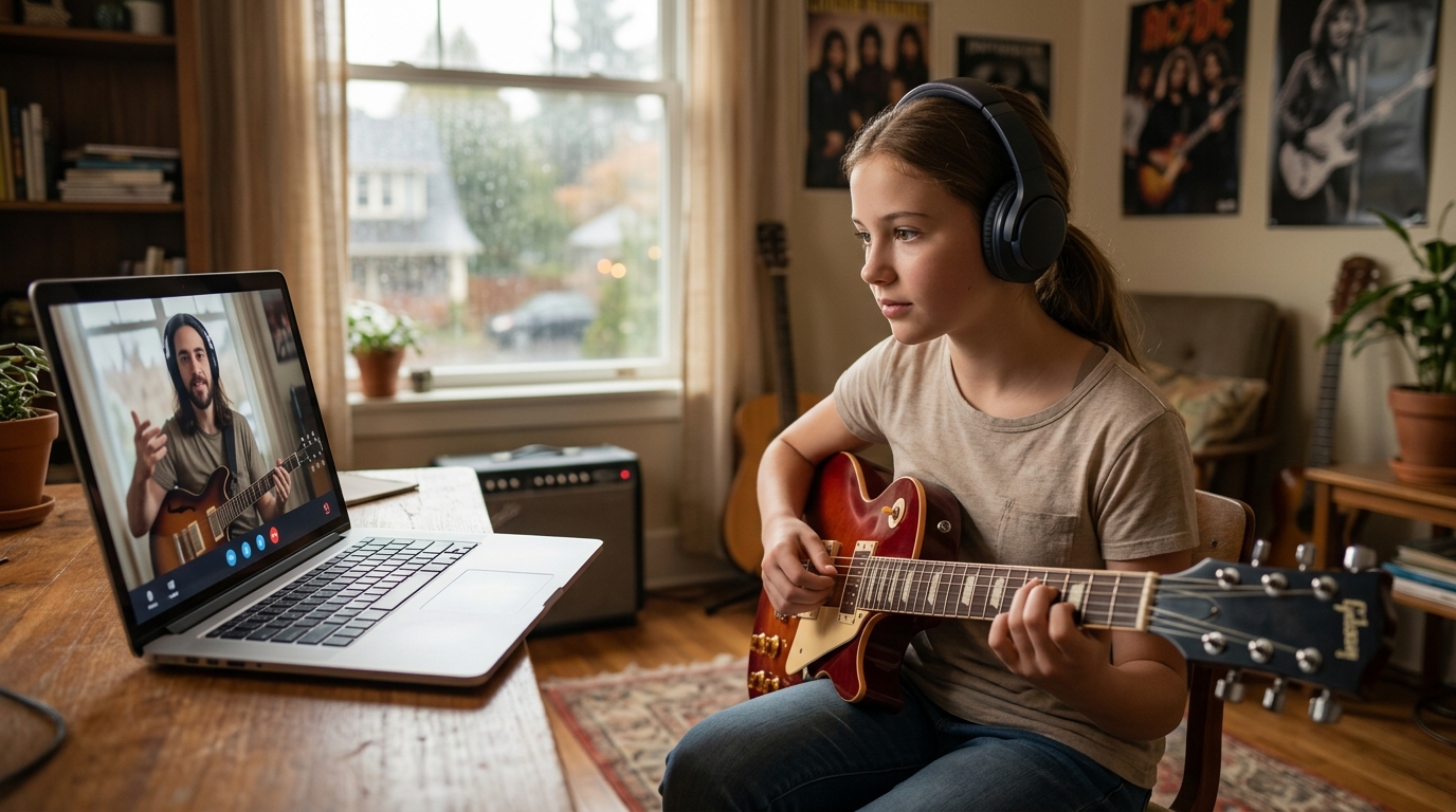 Online Service Matching Guitar Students with Freelance Teachers