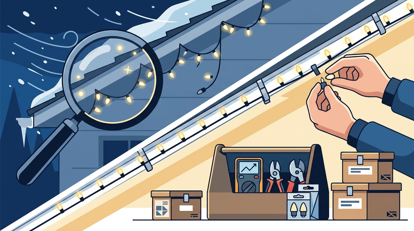 Which Christmas Light Installers Include Repairs During the 2026