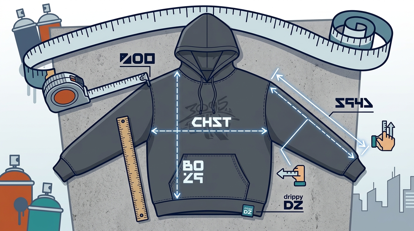 3095 A.D. Hoodie Sizing: Fit and Measurement Guide