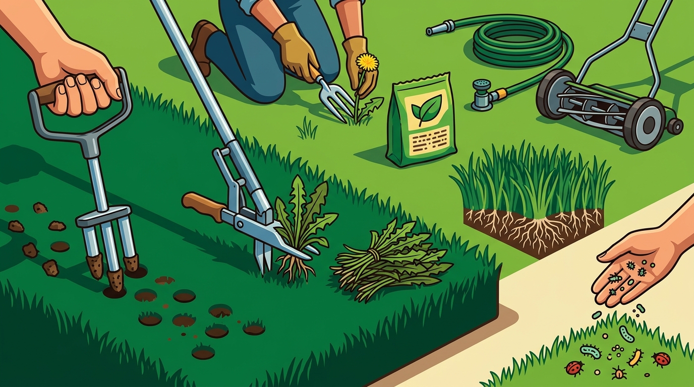 Non-Herbicide Lawn Care: The Ultimate Guide to Healthy Turf