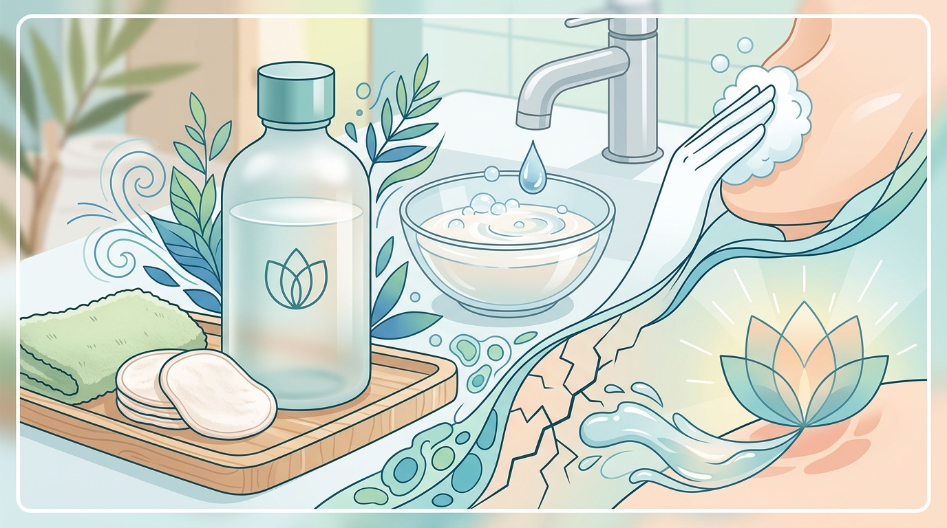 Gentle Cleansing Routine for Glowing Skin