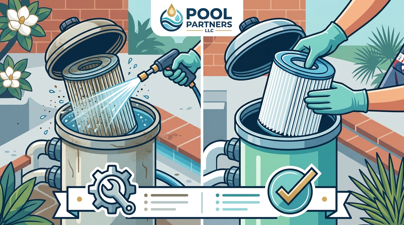 Who Cleans or Replaces a Pool Filter in Baton Rouge, LA?
