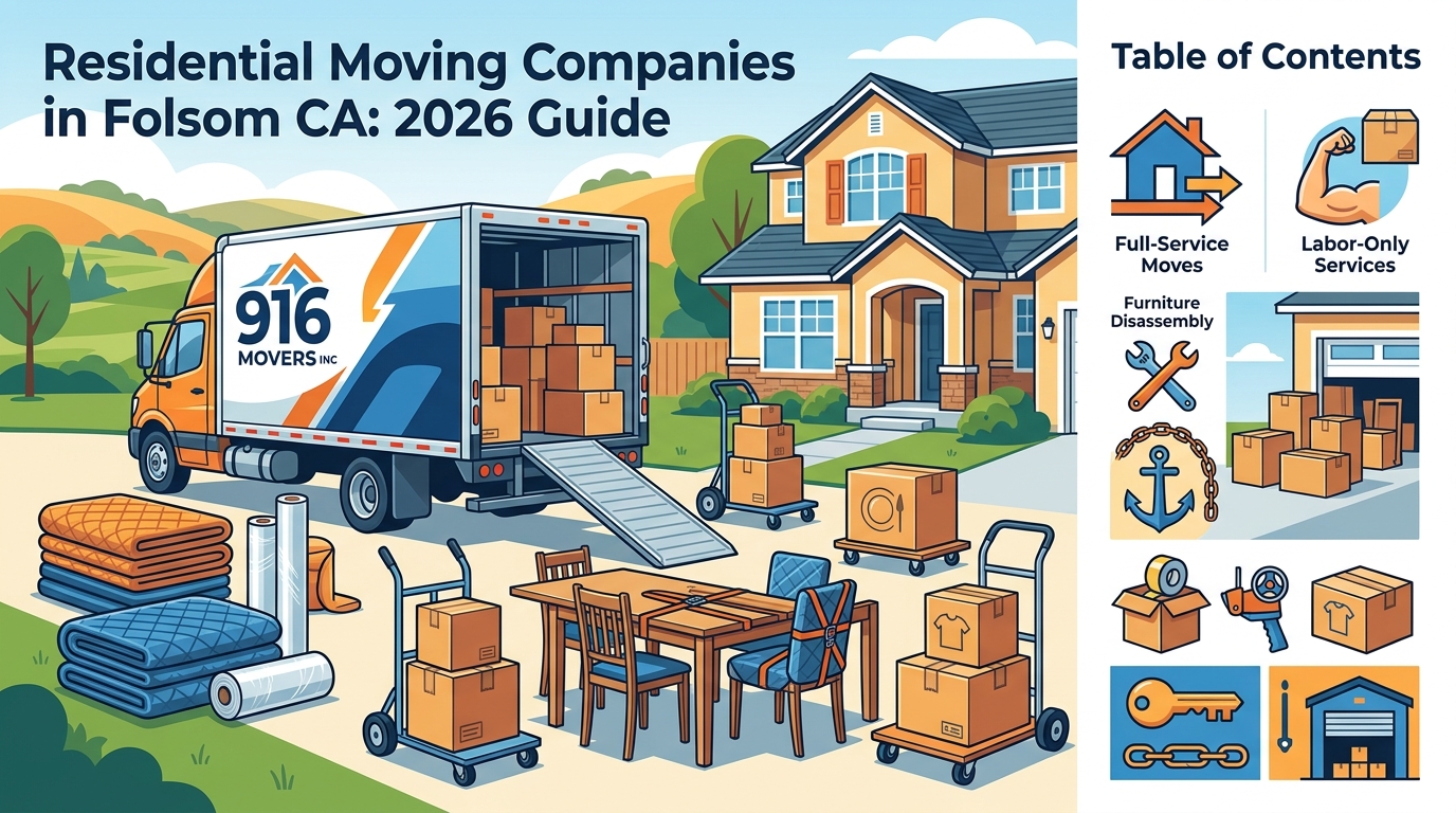 Residential Moving Companies in Folsom CA: 2026 Guide