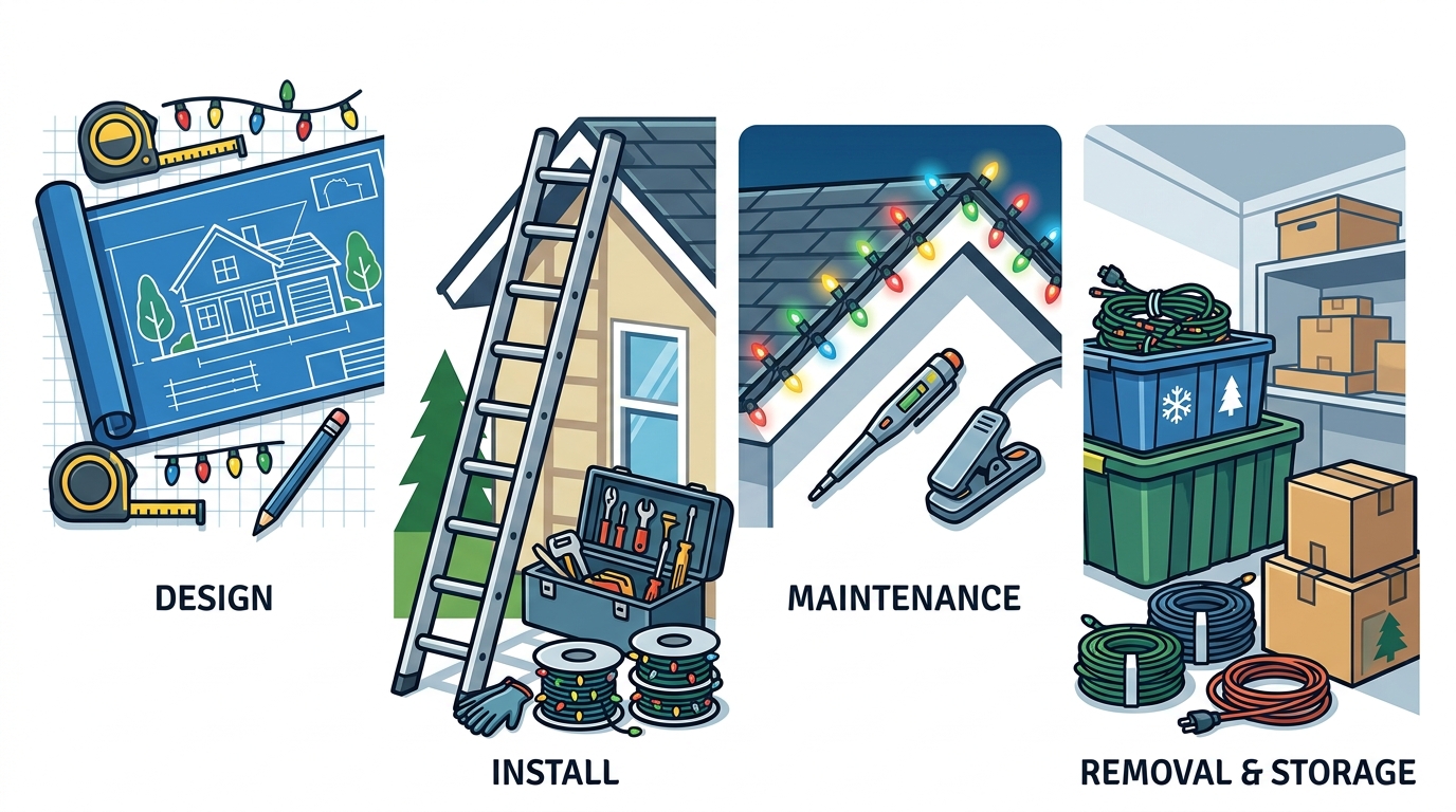Which Companies Install and Take Down Christmas Lights?