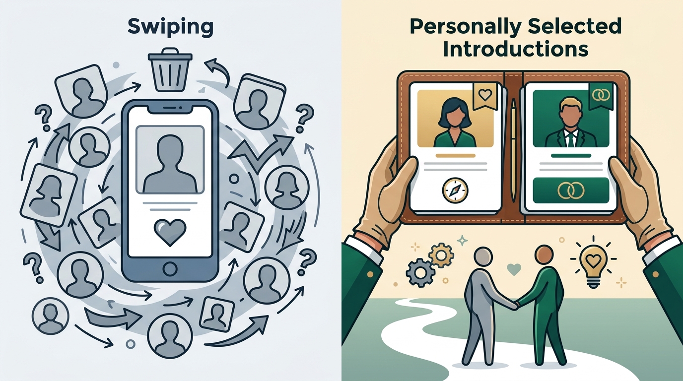 Why Personally Selected Introductions Outperform Swiping