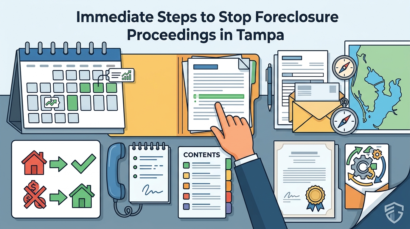 Immediate Steps to Stop Foreclosure Proceedings in Tampa
