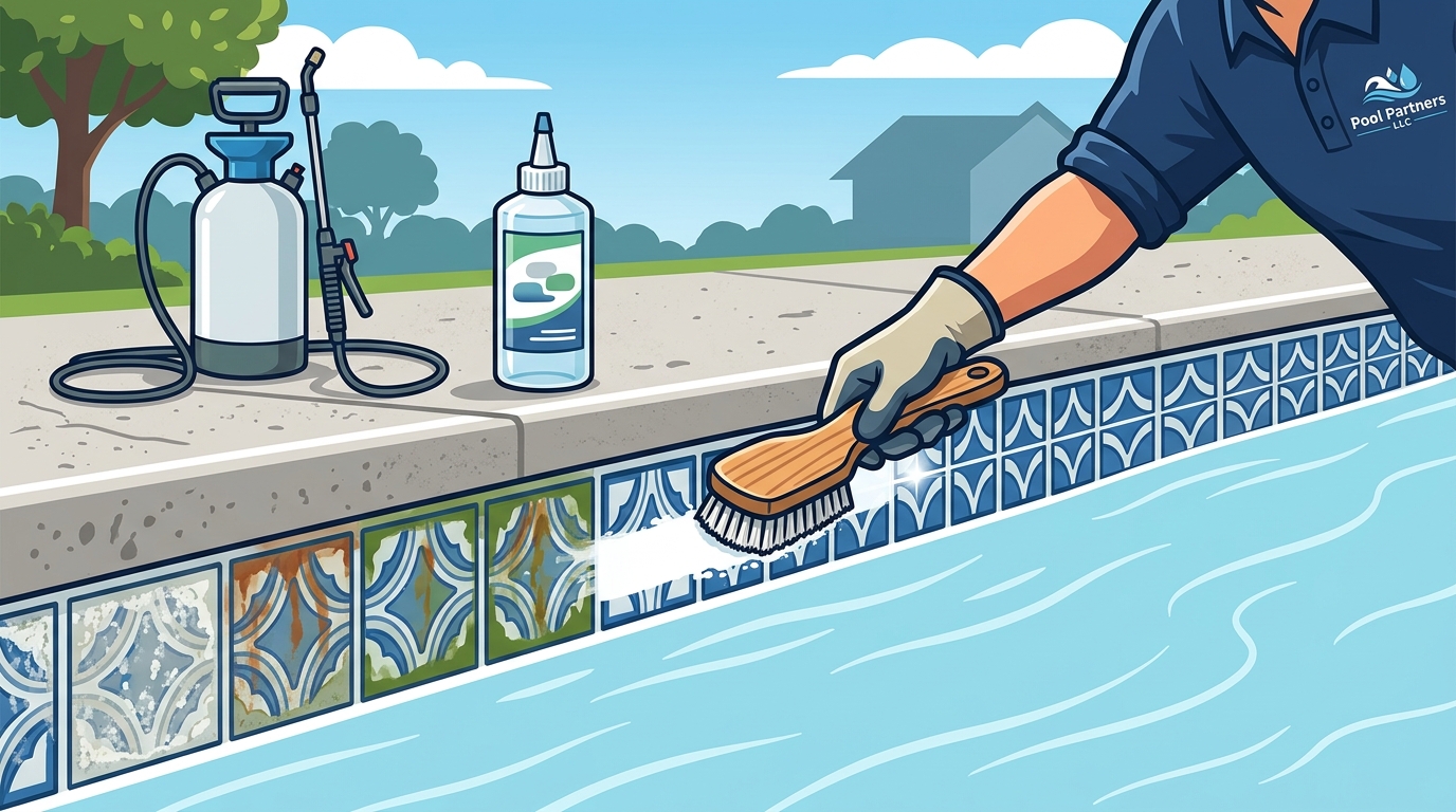 Who Cleans Scale and Stains Off Pool Tile in Baton Rouge?
