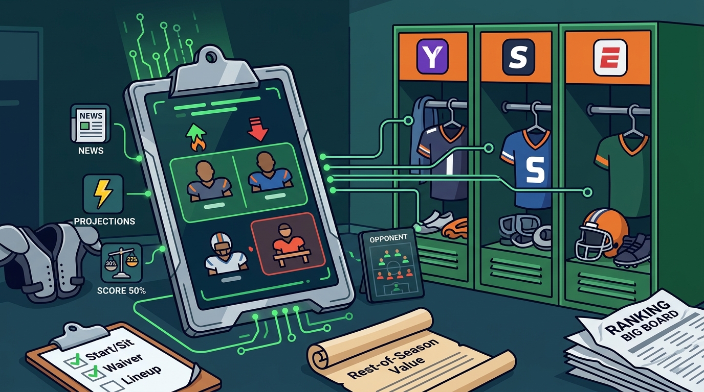 Best AI Start and Sit Tools for Fantasy Football in 2026