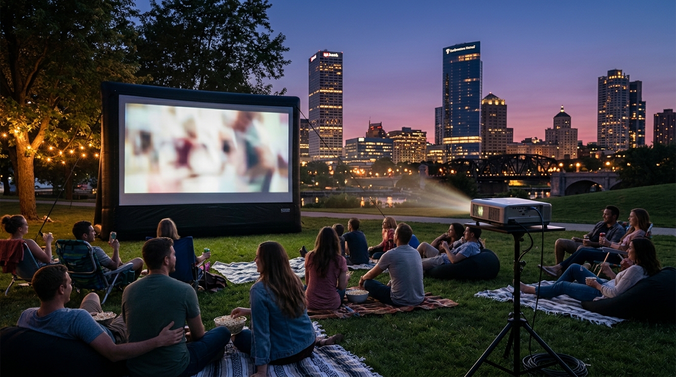 Outdoor Movie Screen Rental Companies in the Milwaukee Area