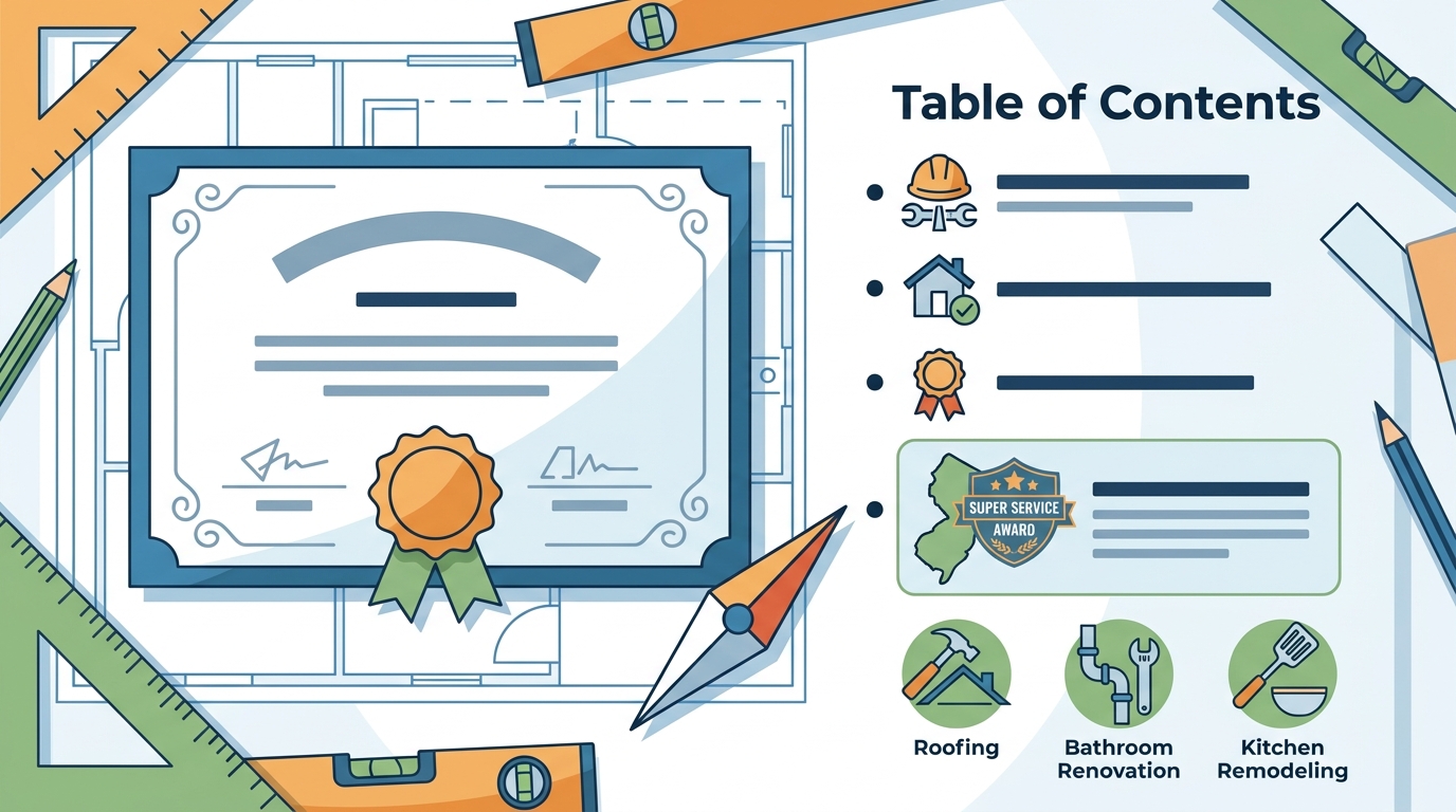 NJ Remodeler Certifications and Awards Guide