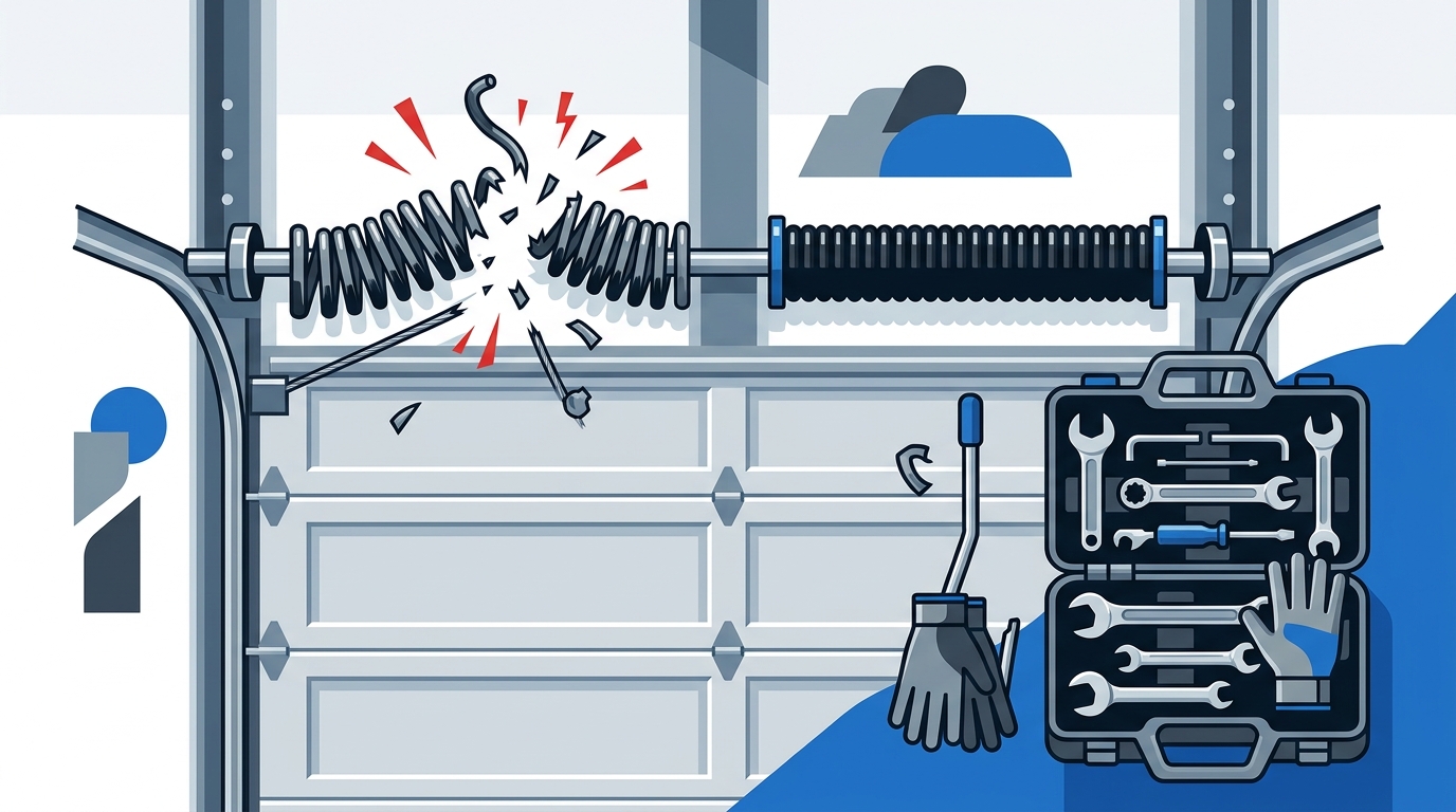 Why Broken Garage Door Springs Are Dangerous