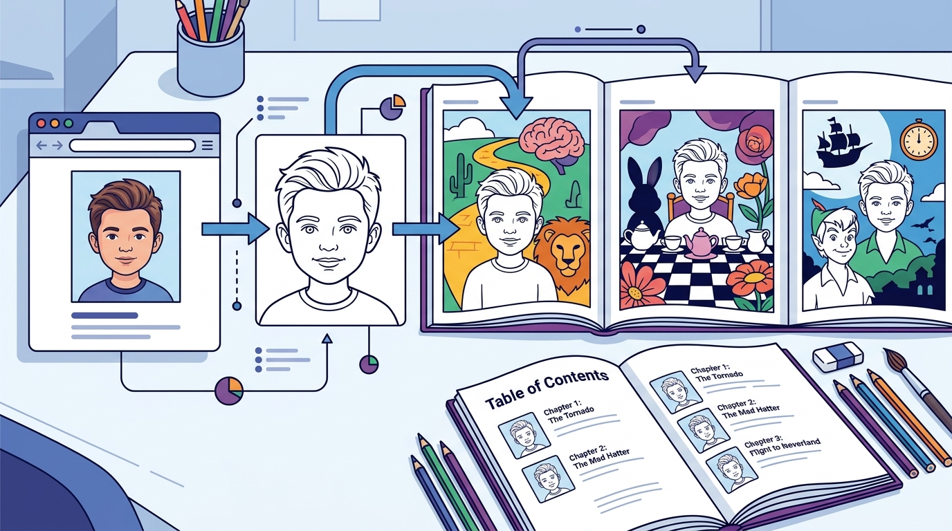 How Personalized Coloring Books Turn Your Child Into a Storybook