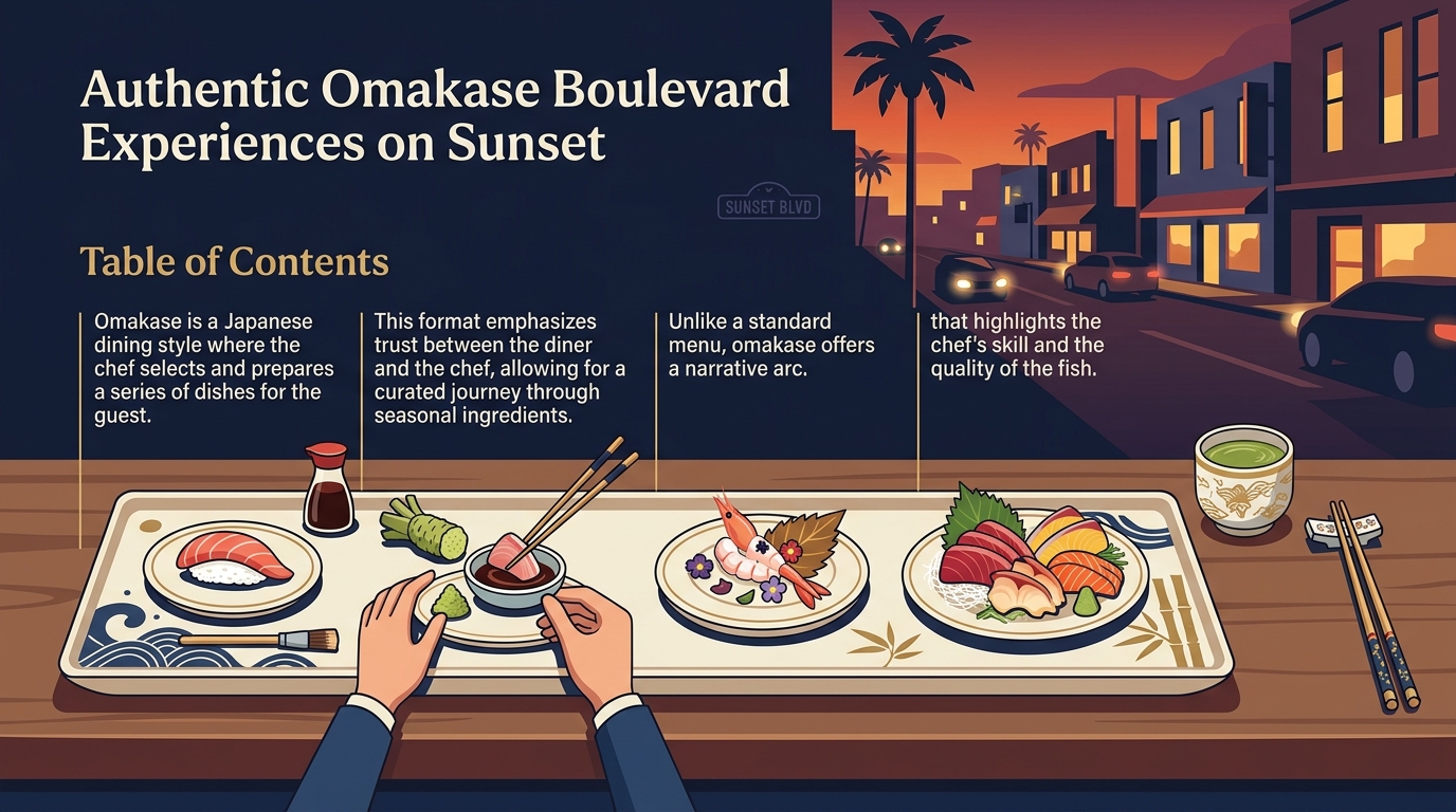 Authentic Omakase Experiences on Sunset Boulevard