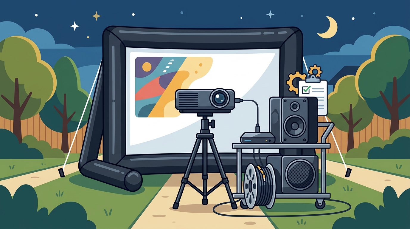 Choosing the Right Outdoor Movie Rental Package for Your Party