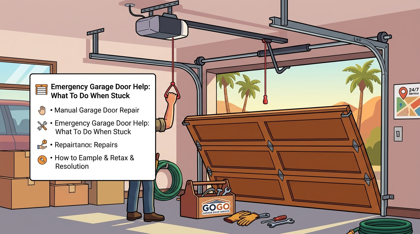 Emergency Garage Door Help: What To Do When Stuck