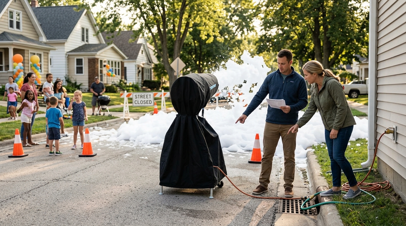 Foam Equipment Block Party Requirements