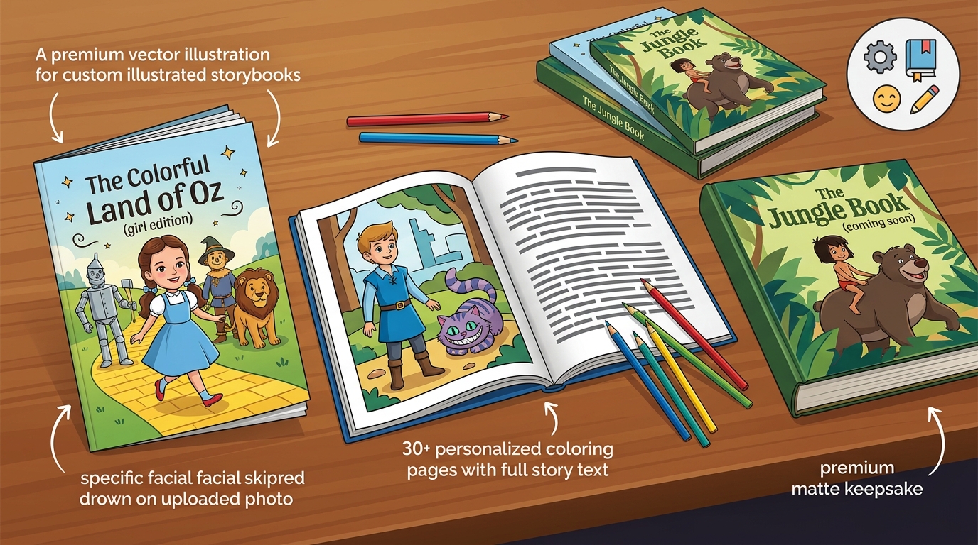 Why Custom Illustrated Storybooks With Your Child as the Main