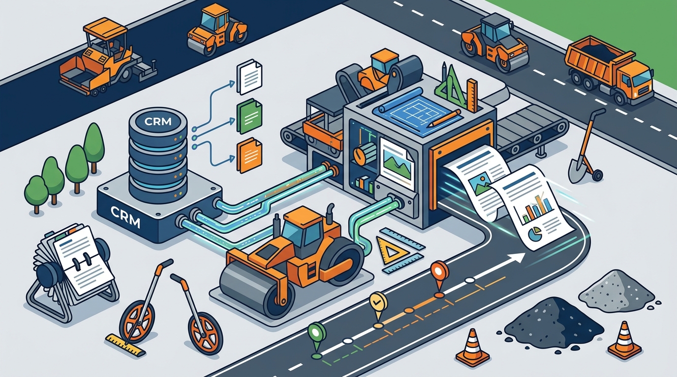 How Connecting Your CRM Improves Pavement Proposal Automation