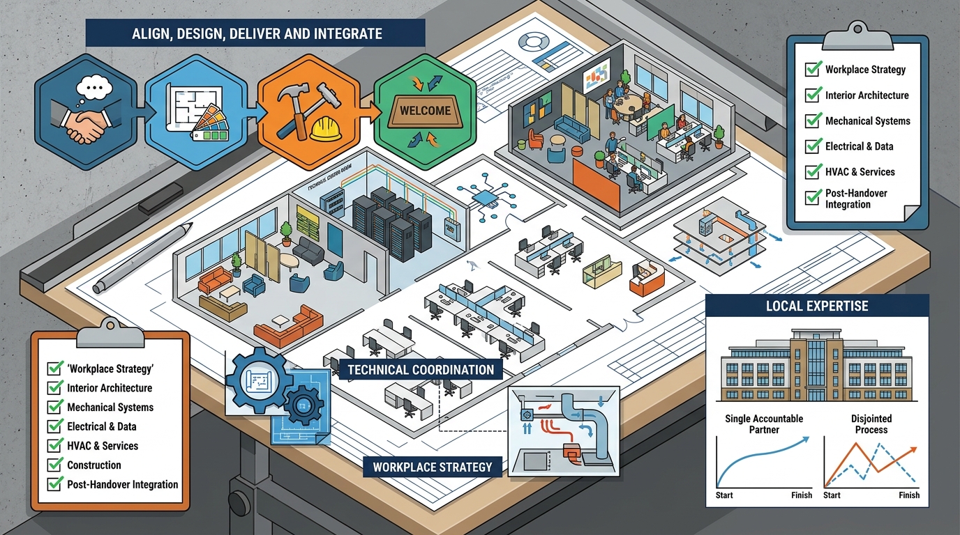 Commercial Interior Design and Build in Portsmouth: The 2026