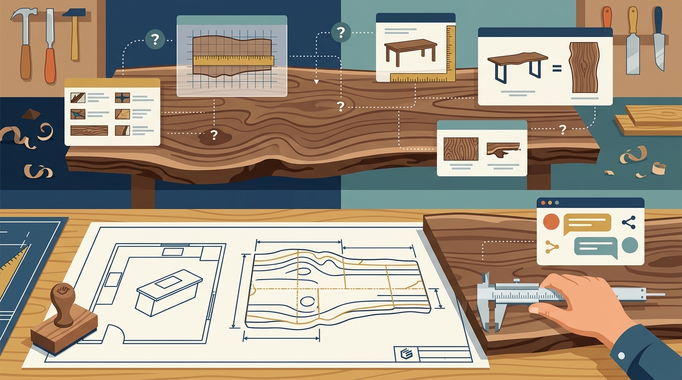 Why Live Edge Furniture Confuses First-Time Buyers