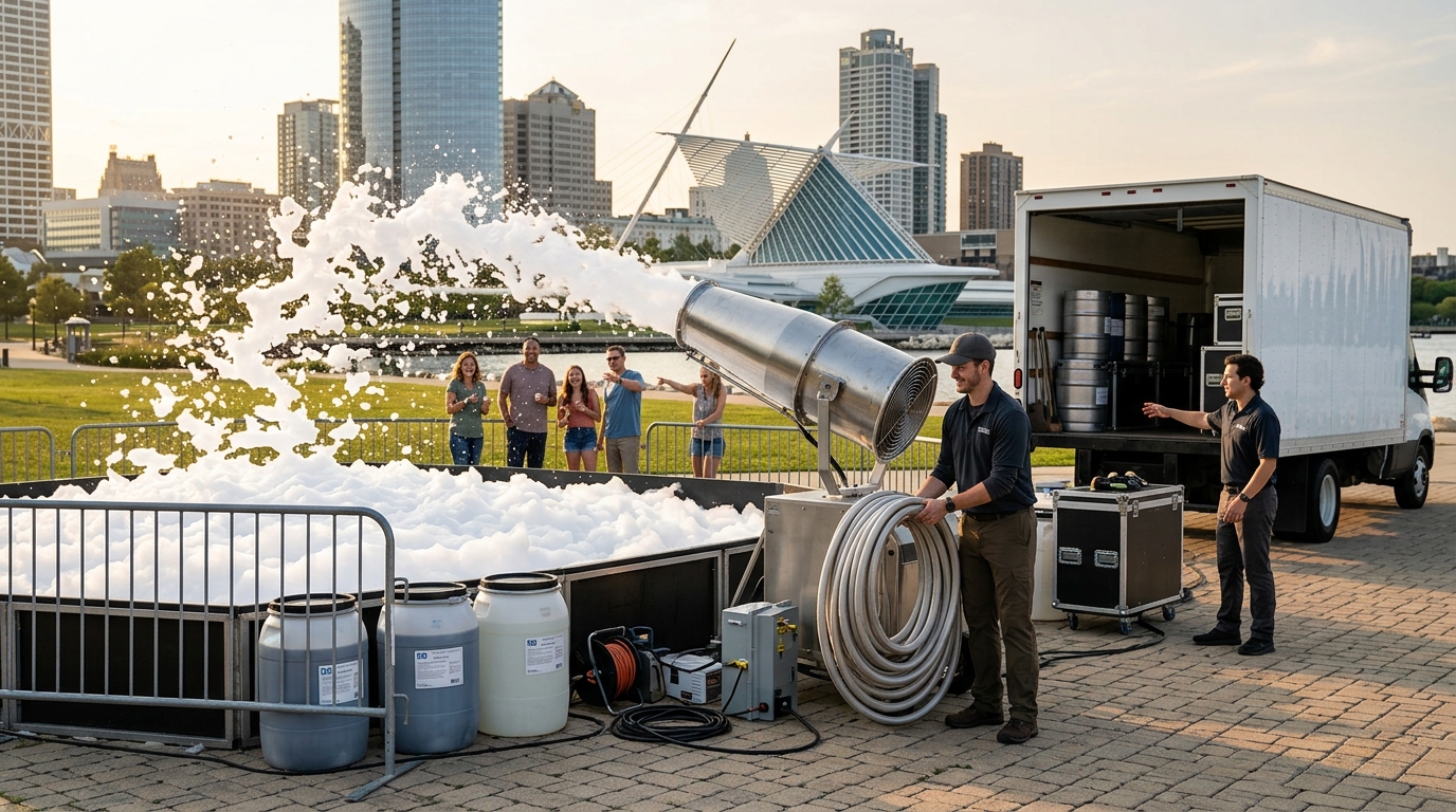 Milwaukee Venue Foam Party Setup and Delivery Guide