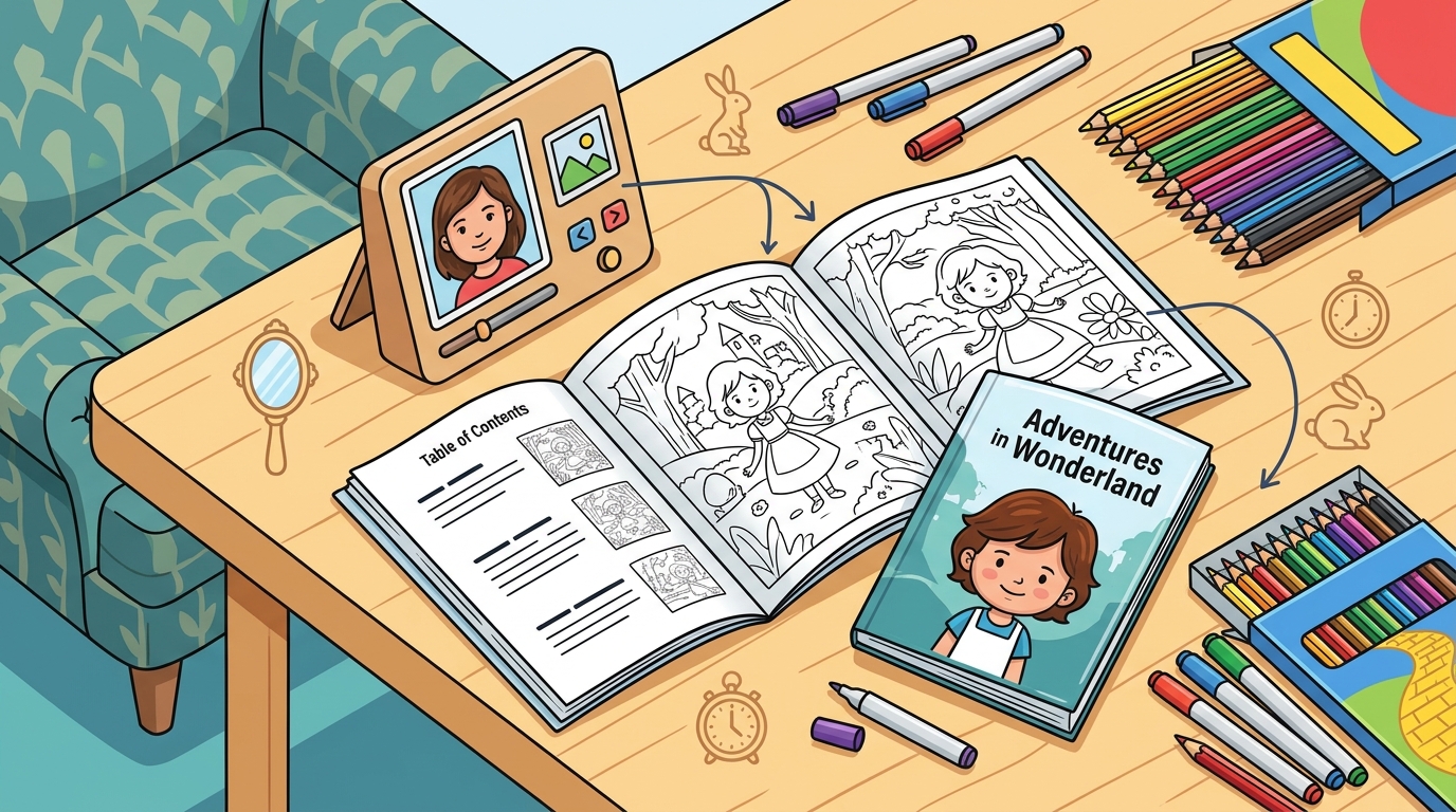 How to Customize a Fairy Tale Coloring Book for Your Child
