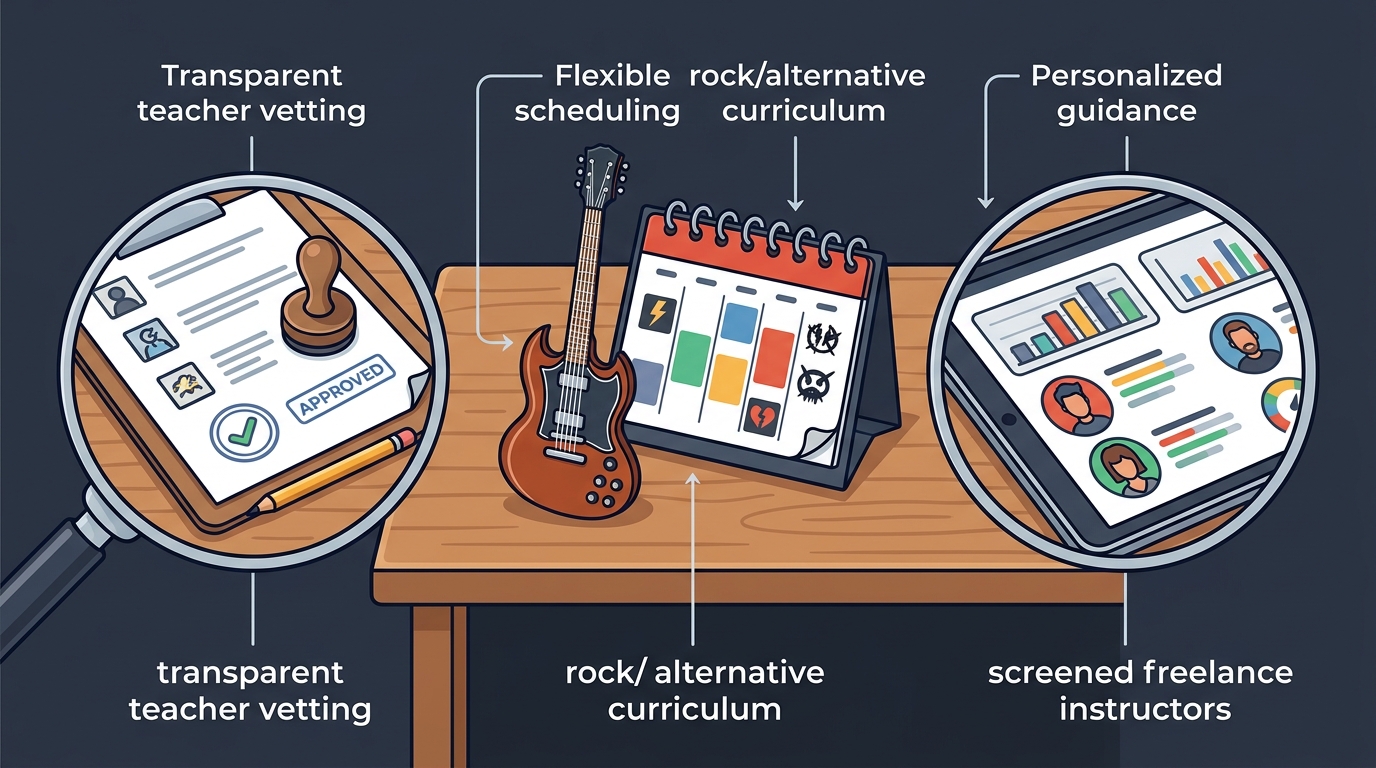 What to Look For in an Online Rock Guitar Lesson Platform