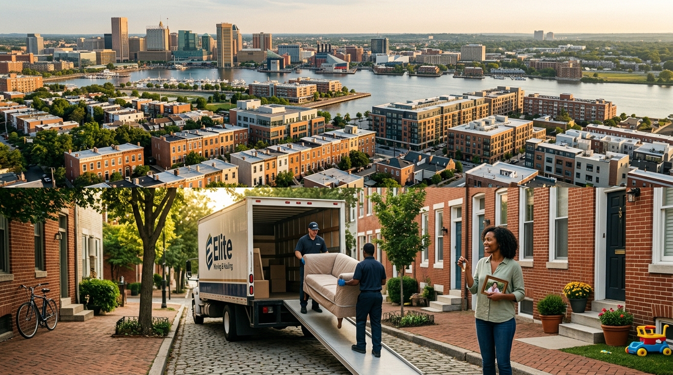 Baltimore Neighborhoods Covered by Elite Moving & Hauling in 202