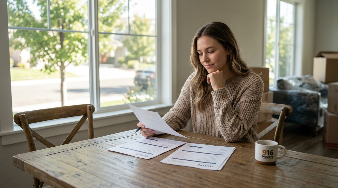 What to Compare When Getting Moving Quotes in Roseville
