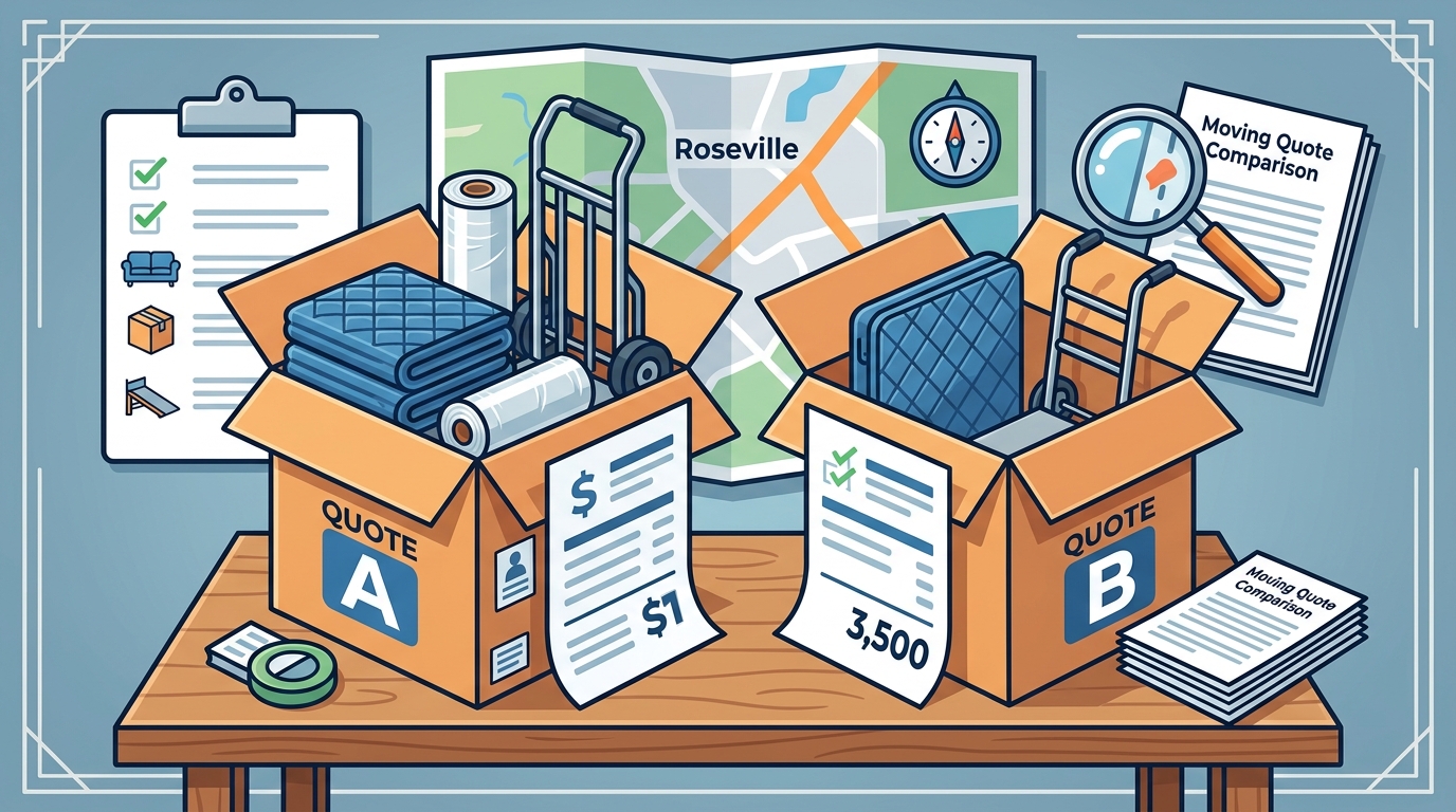 What to Compare When Getting Moving Quotes in Roseville