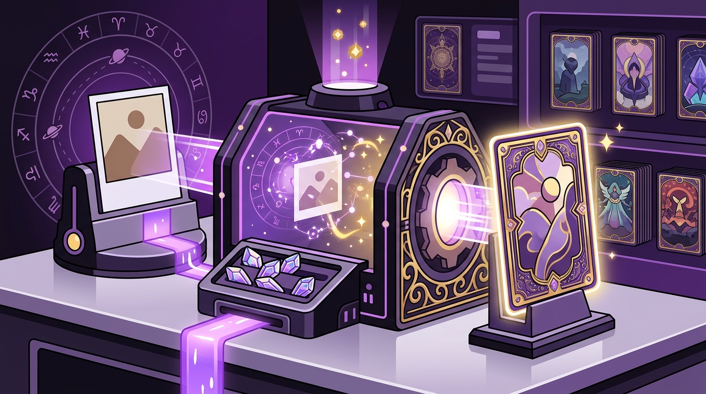How Tarot Apps Turn Photos Into Collectible Cards