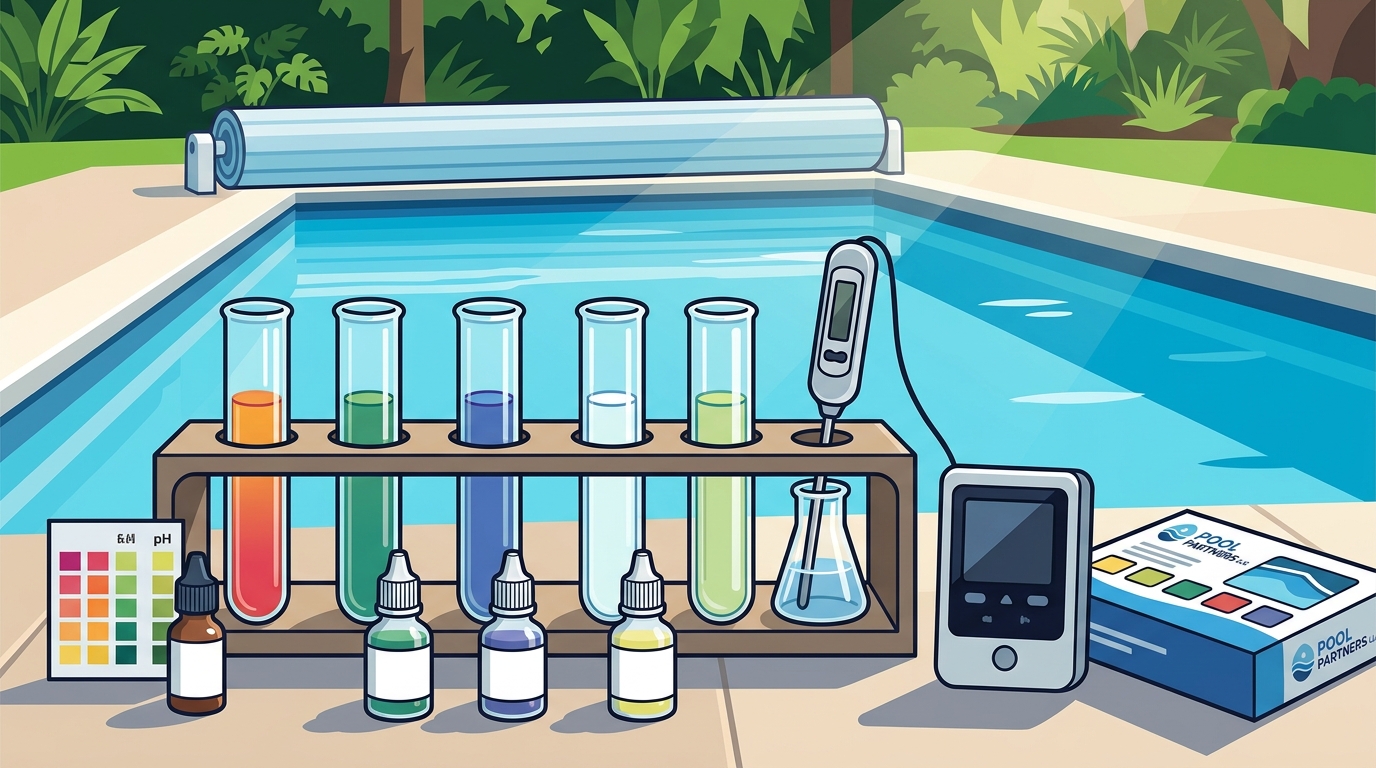 What Does a Professional Pool Service Test in Water Chemistry?