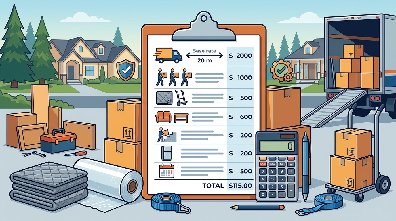 How Local Movers in Granite Bay Calculate Transparent Pricing