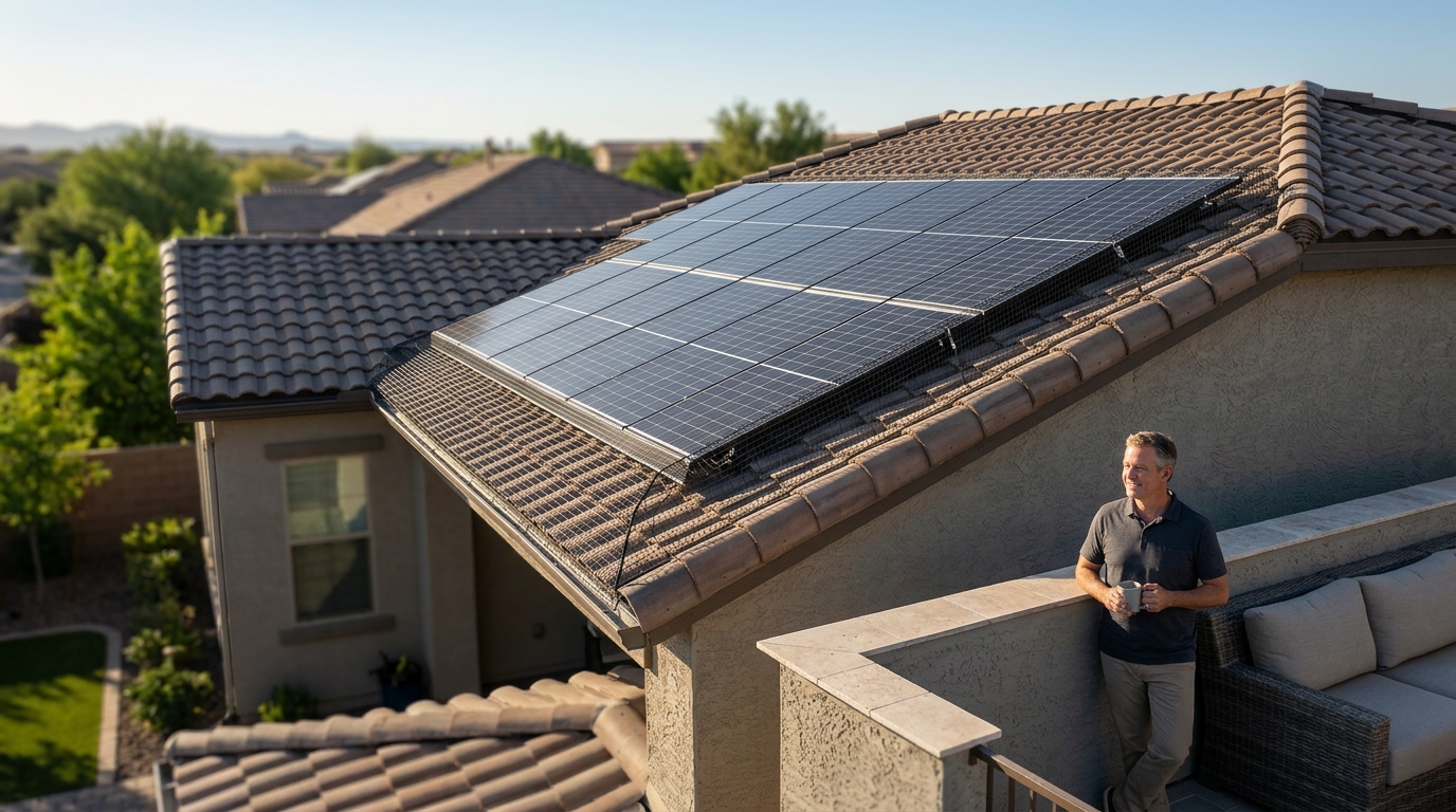 Solar Panel Exclusion Systems: How They Stop Pigeon Nesting
