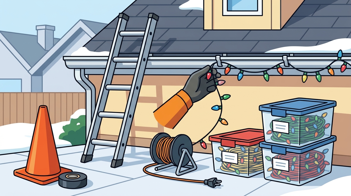 Safe Christmas Light Removal: Essential Safety Guide