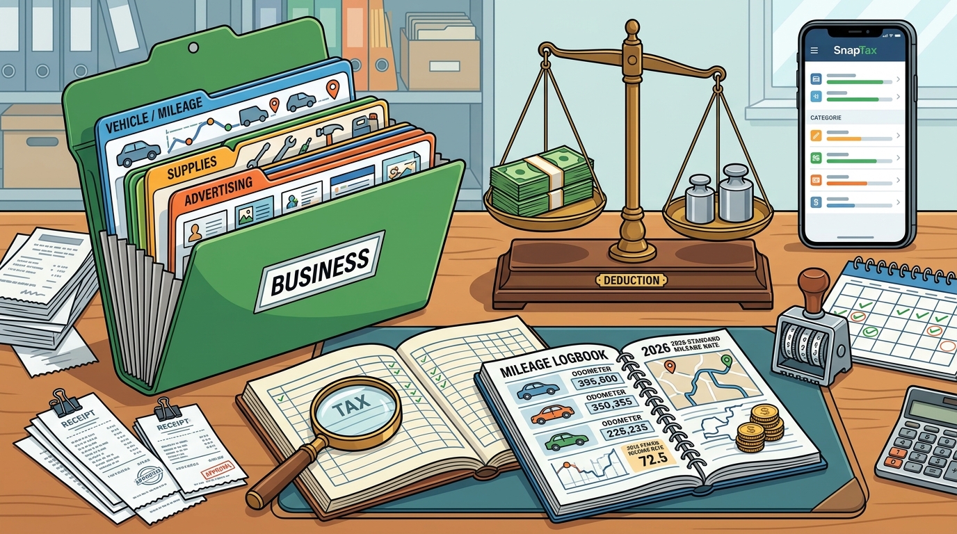 Organize Schedule C Income and Expenses to Maximize Deductions