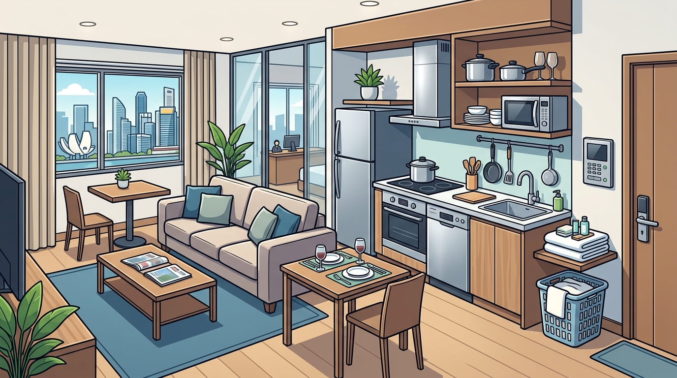 Why Singapore Serviced Apartments Are Ideal for Extended Stays
