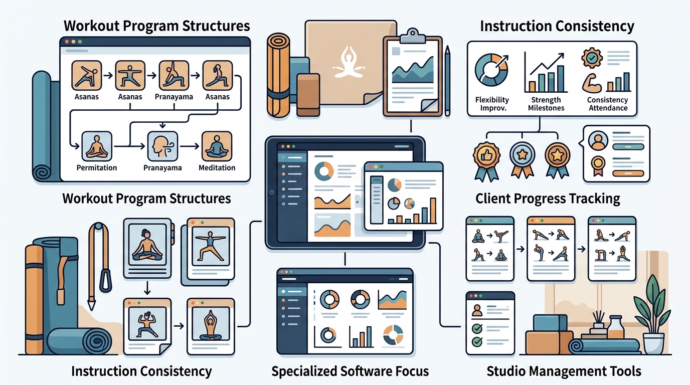 7 Essential Features for Yoga Studio Workout Program Management