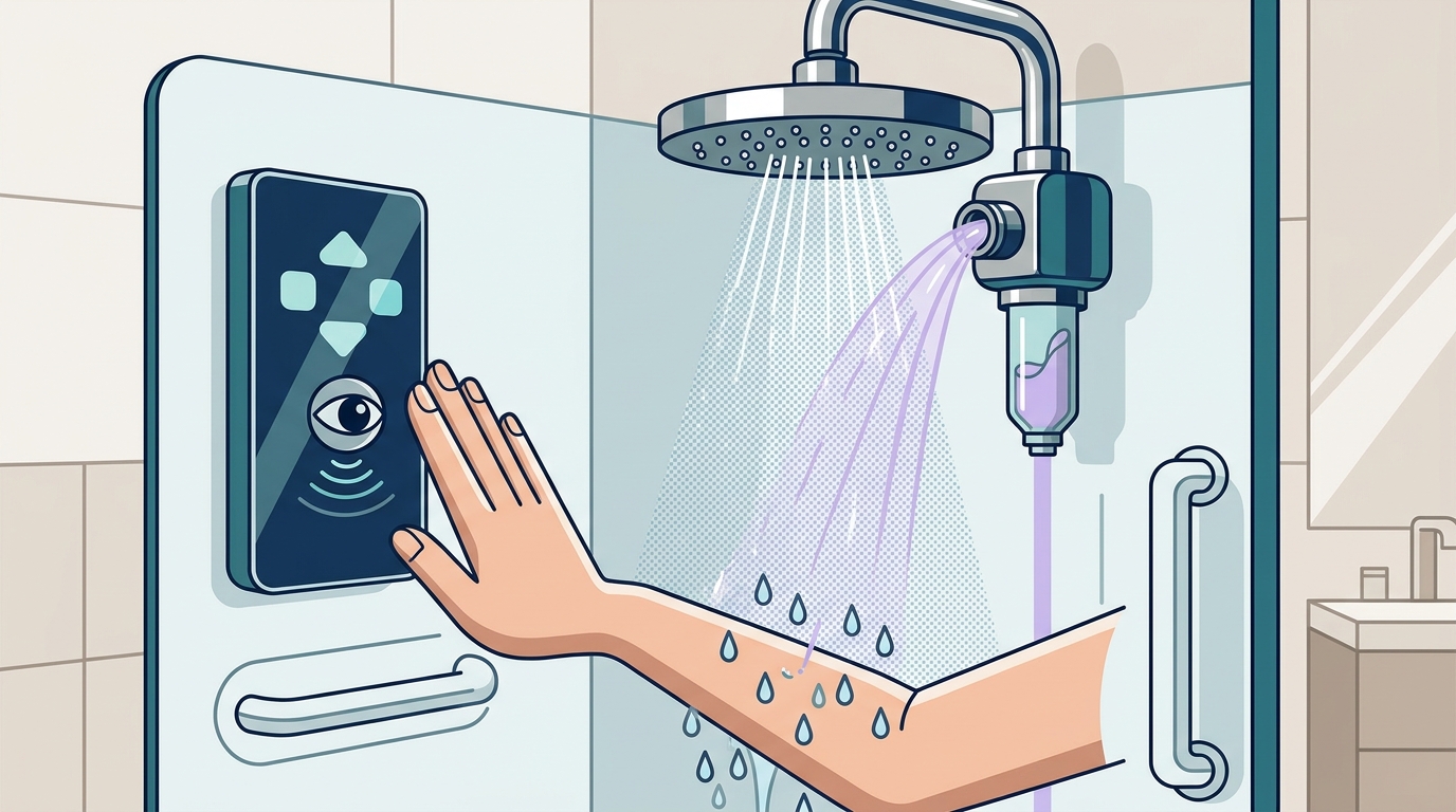 Motion Sensor Technology in Hands-Free Shower Systems
