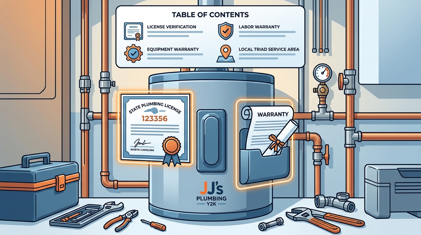 Water Heater Installation: Verifying Licenses and Warranties