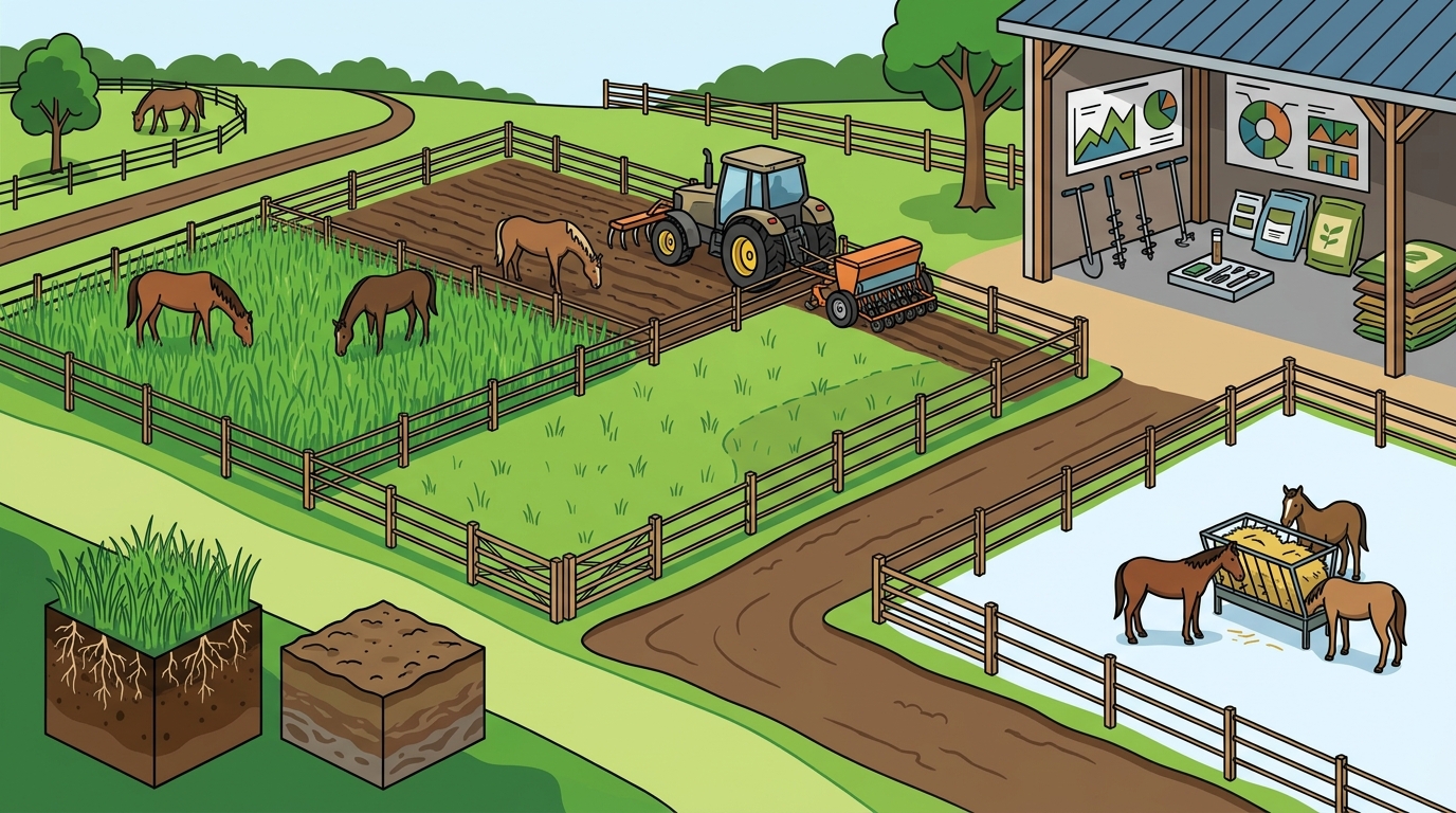 Year-Round Pasture Management for Healthy Horses