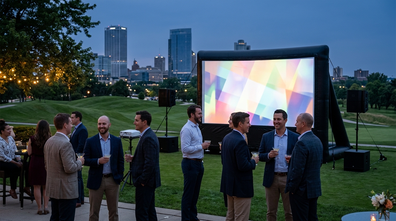 Inflatable Movie Screen Rentals for Milwaukee Corporate Events